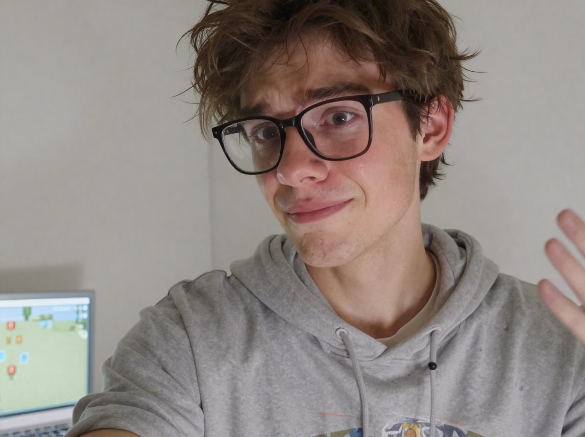 Spencer Harding's moment - mortified