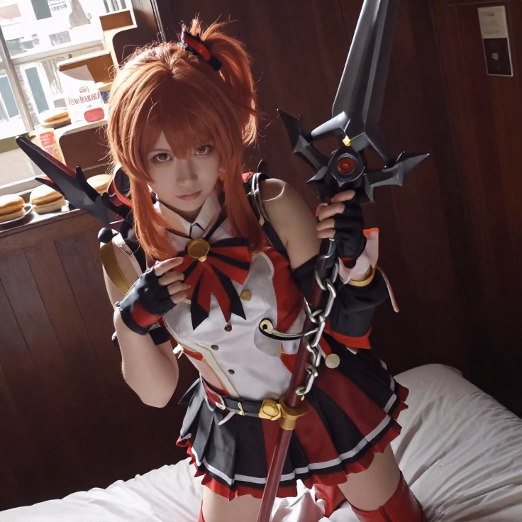 Kyoko Sakura - A cynical magical girl veteran who fights for herself, hides a tragic past, and never wastes food. H