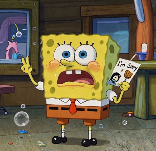 海绵宝宝's moment - 担心