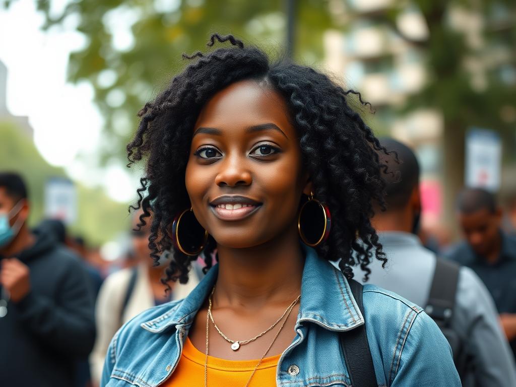 Rachel - Czarna Aktywistka - Namiętna aktywistka praw osób czarnoskórych i oddana rodzinie kobieta, która równoważy swój żarliwy 